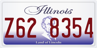 IL license plate Z628354