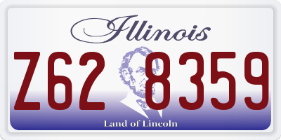 IL license plate Z628359