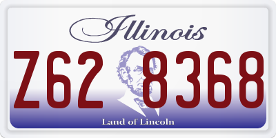 IL license plate Z628368