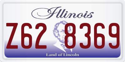 IL license plate Z628369