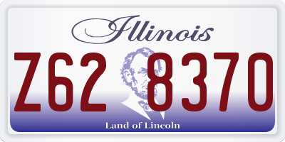 IL license plate Z628370