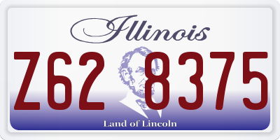 IL license plate Z628375