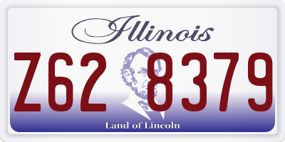 IL license plate Z628379