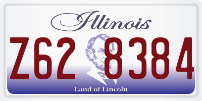 IL license plate Z628384
