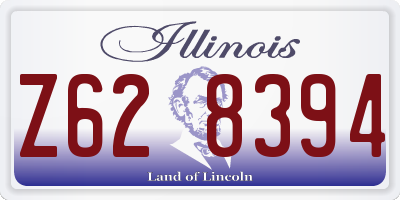 IL license plate Z628394