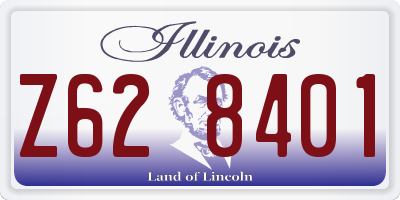 IL license plate Z628401