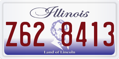 IL license plate Z628413
