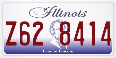 IL license plate Z628414