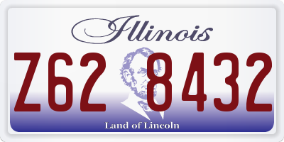 IL license plate Z628432