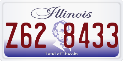 IL license plate Z628433