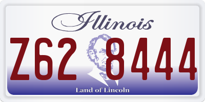 IL license plate Z628444