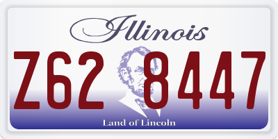 IL license plate Z628447