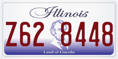 IL license plate Z628448