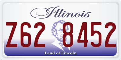 IL license plate Z628452