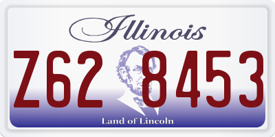 IL license plate Z628453