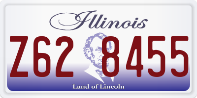 IL license plate Z628455