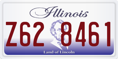 IL license plate Z628461