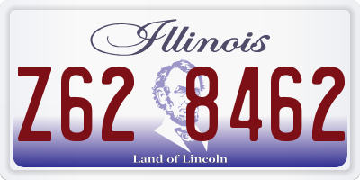 IL license plate Z628462