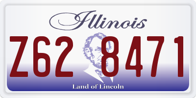 IL license plate Z628471