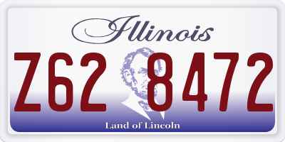 IL license plate Z628472