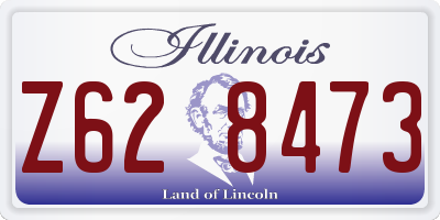 IL license plate Z628473