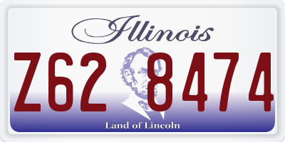 IL license plate Z628474
