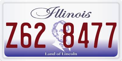 IL license plate Z628477