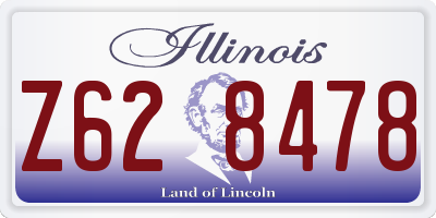 IL license plate Z628478
