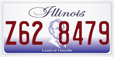 IL license plate Z628479