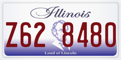 IL license plate Z628480