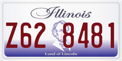 IL license plate Z628481