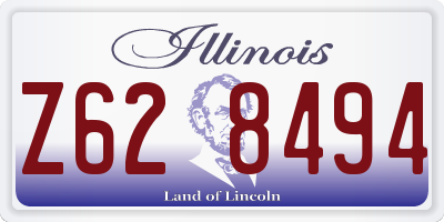 IL license plate Z628494