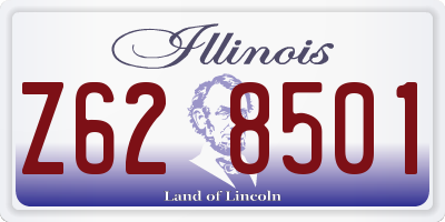 IL license plate Z628501
