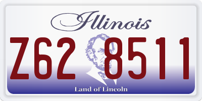 IL license plate Z628511