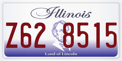 IL license plate Z628515