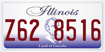 IL license plate Z628516