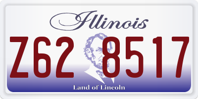 IL license plate Z628517