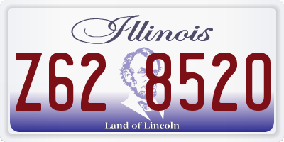 IL license plate Z628520