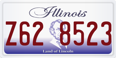 IL license plate Z628523