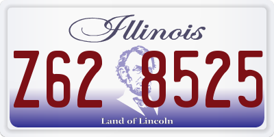 IL license plate Z628525