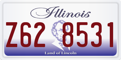 IL license plate Z628531