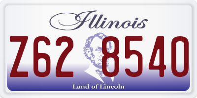 IL license plate Z628540