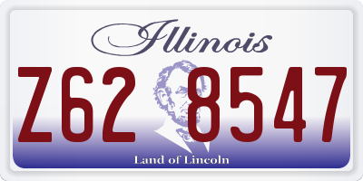 IL license plate Z628547