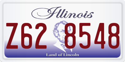 IL license plate Z628548