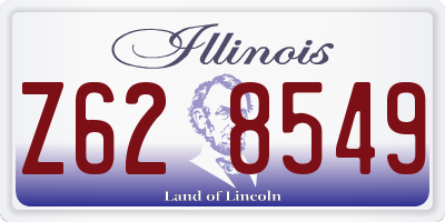 IL license plate Z628549