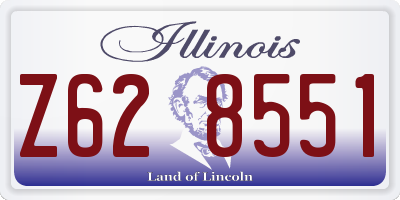 IL license plate Z628551