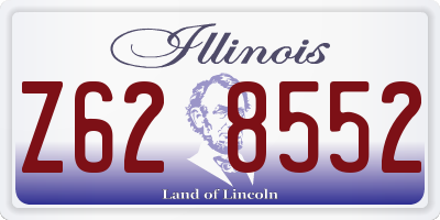 IL license plate Z628552