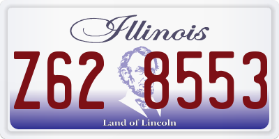 IL license plate Z628553