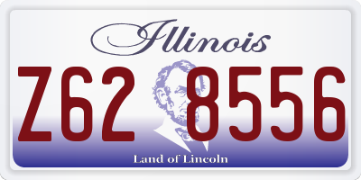 IL license plate Z628556