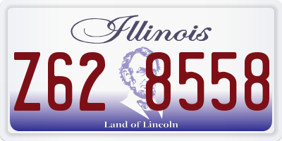 IL license plate Z628558